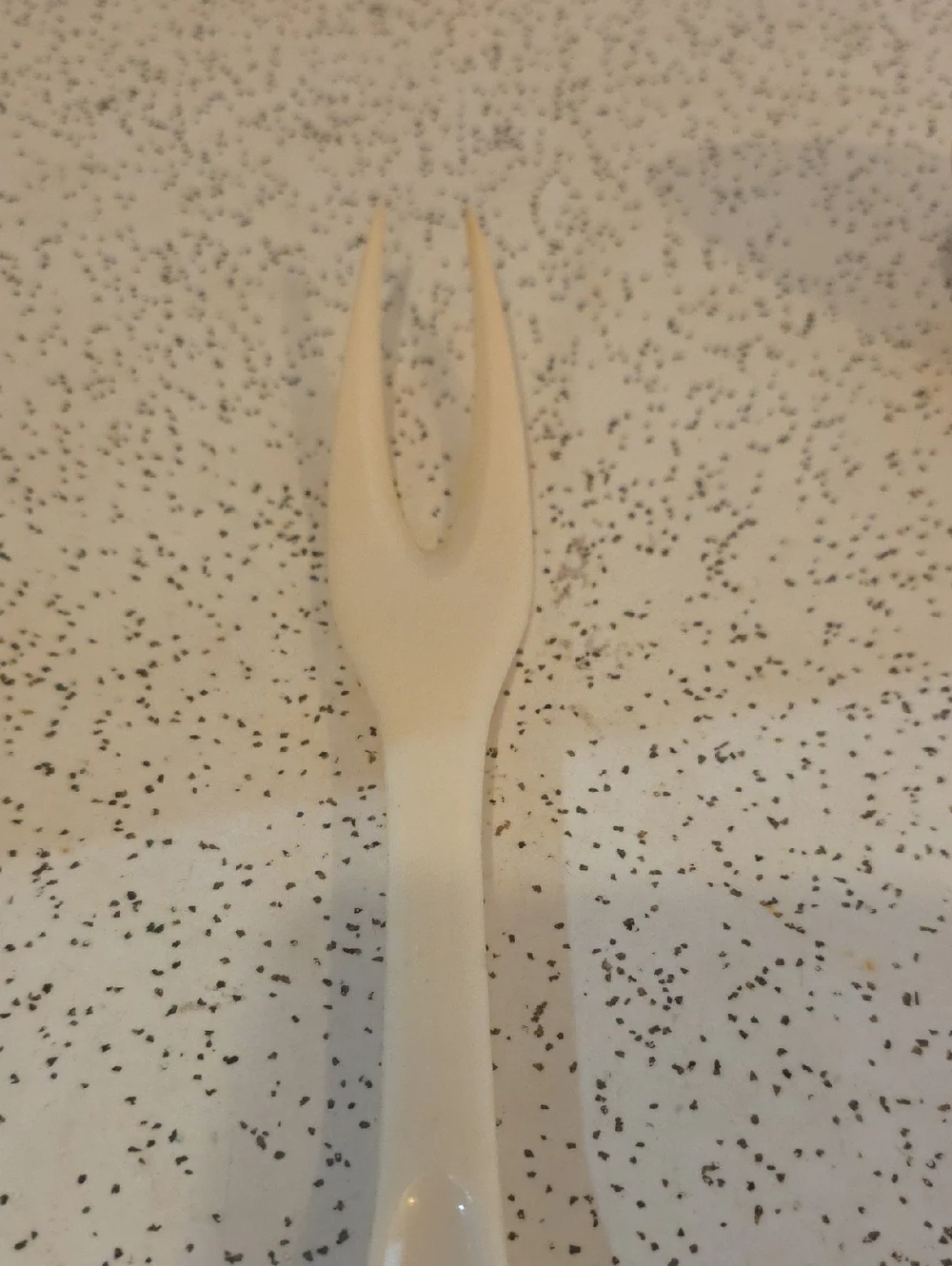 Foley Vintage Serving Spoons, Fork, Ladle Set Of‎ 4 Almond Beige